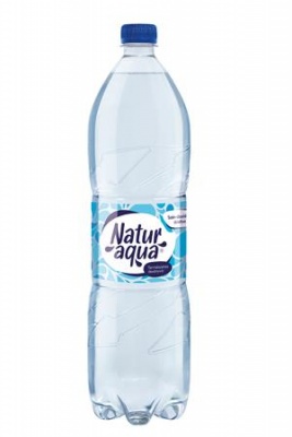 Ásványvíz, szénsavas, NATUR AQUA, 1,5 l