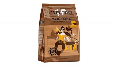 Kávékapszula, Nespresso® kompatibilis, 20 db, CAFE FREI, mogyoró