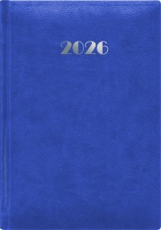 Naptár, tervező, A5, napi, DAYLINER, "Pellana", kék