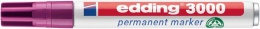Alkoholos marker, 1,5-3 mm, kúpos, EDDING "3000", rózsaszín